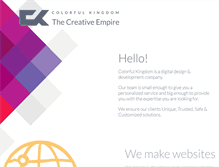 Tablet Screenshot of colorfulkingdom.com